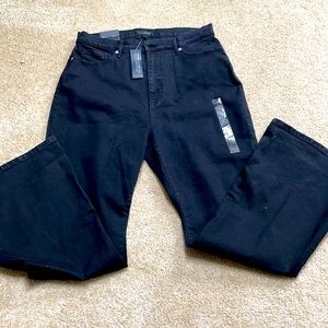 NEW Banana Republic Curvy Slim Flare Black 31 / 12